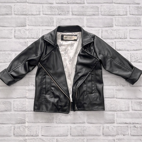 Leather Jacket Monica And Andy | Poshmark